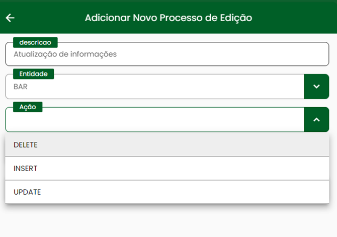 Novo Módulo de Edição PGR